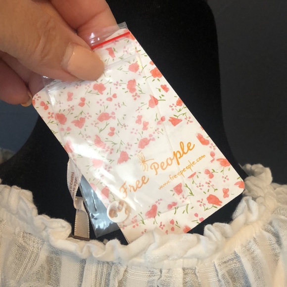 FREE PEOPLE white maxi boho dress size S - Picture 13 of 13